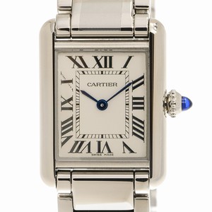 Cartier WSTA0051 TANK Quartz Stainless Steel 